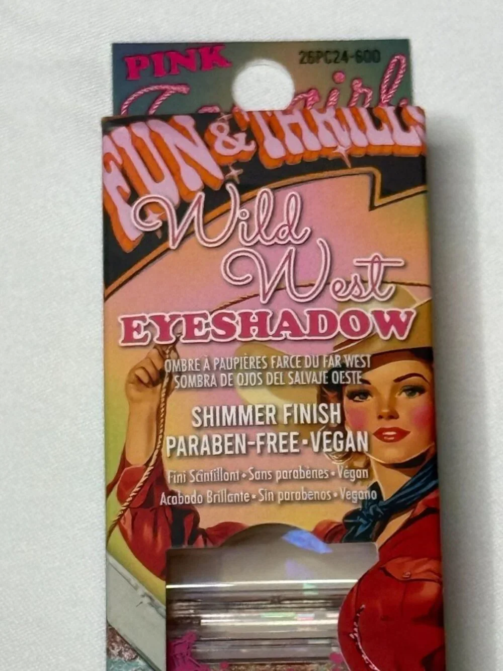 Ioni Pink Cowgirl Wild West Eyeshadow Fun & Thrills Shimmer Teal Vegan New